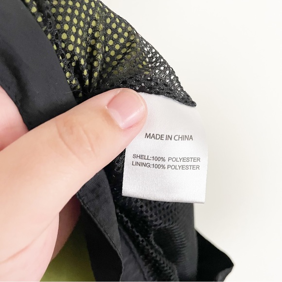 40s & Shorties Color Block Nylon Cargo Pants Utility Green Purple Black Moto - Picture 10 of 11